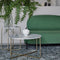 Feliz Lifestyle Timpa Salontafel Marmer Rond 70x70 cm Wit/ Goud