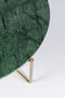 Feliz Lifestyle Timpa Salontafel Marmer Rond 70x70 cm Wit/ Goud