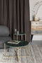 Feliz Lifestyle Timpa Salontafel Marmer Rond 70x70 cm Wit/ Goud