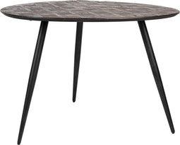 Feliz Lifestyle Webster Eettafel Rond Hout 180x90 cm Bruin