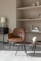 Feliz Lifestyle Webster Salontafel en Bijzettafel Rond Teak Hout Bruin - Set van 2