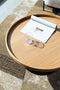 Feliz Lifestyle Yuri Bijzettafel Rond Hout 70x70 cm (L) Eiken - Bruin