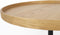 Feliz Lifestyle Yuri Bijzettafel Rond Hout 70x70 cm (L) Eiken - Bruin