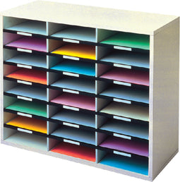 Fellowes brievenbak literatuur organiser 24 vaks A4 compartimenten