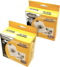 Fellowes CD opbergsysteem papieren CD enveloppen wit 50 stuks