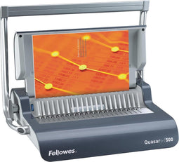 Fellowes inbindmachine Quasar plus plastic bindrug, 500 vel