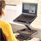 Fellowes laptopstandaard Hana - verstelbaar - met USB - Zwart - 19 Inch