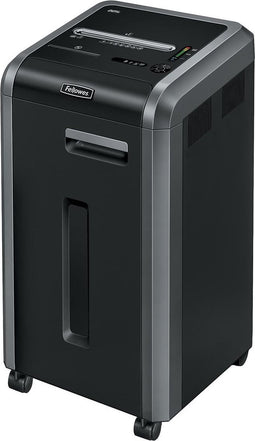 Fellowes papierversnipperaar 225i stroken P2, 24 vel, zwart