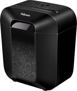 Fellowes Papierversnipperaar LX25M - Mini-Cut P4 - 6 vel - Zwart