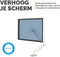 Fellowes Platinum monitor arm - 1 scherm - tot 8 kg - tot 32 inch - gasveer - USB - wit