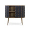 Felt High Chest, Smoked Oak, 120cm