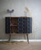 Felt High Chest, Smoked Oak, 120cm