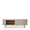 Felt Tv-bench, Natural Oak, 160cm