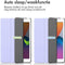 imoshion iPad 9e/8e/7e generatie - Trifold Bookcase - Auto-wake functie - Lila