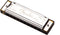 Fender blauws Deluxe Harmonica Key of D - Diatonische mondharmonica
