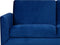 FENES - Driezitsbank - Blauw - Fluweel