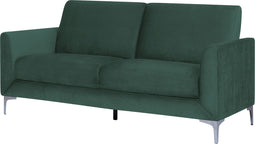 FENES - Driezitsbank - Groen - Fluweel