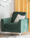 FENES - Fauteuil - Groen - Fluweel