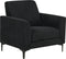 FENES - Fauteuil - Zwart - Stof