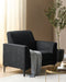 FENES - Fauteuil - Zwart - Stof