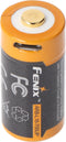 Fenix ARB-L16-700UP beschermde Li-ionbatterij 16340 RC123A voor PD25 PD22UE, met USB-oplaadaansluiting