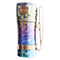 Fenix E16 Ti Titan LED flashlight, color phantom blue with Li-ion battery and micro USB charging cab