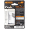 Fenix UC01 LED flashlight in a purple housing, keychain light with battery and USB charging function