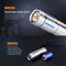 Fenix UC02SS LED keychain light, with battery and charging cable, color gold