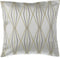 FENNEL - Sierkussen set van 2 - Grijs - 45 x 45 cm - Polyester