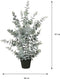 Mica Decorations Eucalyptus Kunstplant in Pot - H97 x Ø38 cm - Groen