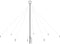 vidaXL - Kerstboomverlichting - waterval - met - 400 - LED's - binnen - buiten - 2,5 - m