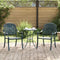 vidaXL - Tuinstoelen - 2 - stuks - Groene - Gietaluminium