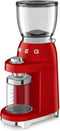 Smeg CGF01RDEU - Koffiemolen - 30 maalstanden - Rood