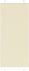 vidaXL - Plissé - rolgordijn - 90x200 - cm - stofbreedte - 89,4 - cm - polyester - crème