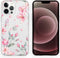 iMoshion Hoesje Geschikt voor iPhone 13 Pro Max Hoesje Siliconen - iMoshion Design hoesje - Roze / Transparant / Blossom Watercolor