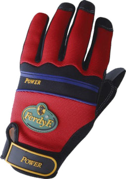 FerdyF. Mechanics POWER 1910-10 Montagehandschoen Clarino kunstleer Maat (handschoen): 10, XL EN 388 Cat II 1 paar
