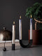 Ferm Living - Balance Kandelaar / Kaarsenhouder - Black Brass