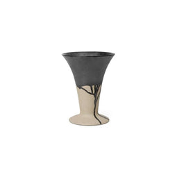 Ferm Living - Bloemenvaas - Zand/zwart