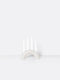 Ferm Living Bow Boog Kandelaar / Kaarsenhouder Wit Marmer 25*12.5cm