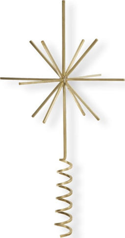 Ferm Living - Christmas Tree Top Star - Kerstster -piek - Messing - Goudkleurig