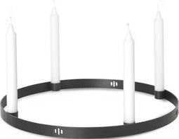 Ferm Living Circle Kandelaar Zwart Ø38 cm