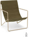 ferm LIVING - Desert Stoel - cashmere - Olive