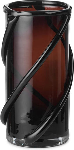 Ferm Living Entwine Vaas Large Dark Amber