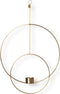 Ferm Living - Hangende Theelichthouder Deco - Rond - Messing