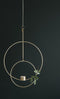 Ferm Living - Hangende Theelichthouder Deco - Rond - Messing