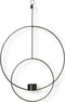 Ferm Living - Hangende Theelichthouder Deco - Rond - Zwart