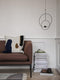Ferm Living - Hangende Theelichthouder Deco - Rond - Zwart