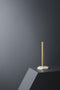 Ferm Living Hexagon Stand - Marmer - Goud - keukenrolhouder - 15 x 30 x 15 cm