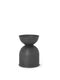 Ferm Living - Hourglass Pot - Bloempot - Medium - Zwart - Ø: 41 x H: 59cm