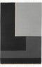 Ferm Living - Kelim Tapijt - Zwart/Grijs - 80 x 140 cm